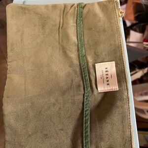 Sezane large makeup bag